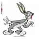 Bugs Bunny Embroidery Cartoon_11